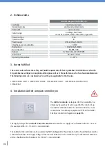 Предварительный просмотр 4 страницы Energy Carbon AirUnit Compact controller Pro Installation Instructions & Operating Manual