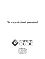 Предварительный просмотр 22 страницы Energy Cube AP4050 Owner'S Manual