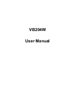 Energy Imports VB204W User Manual предпросмотр