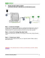 Предварительный просмотр 6 страницы Energy Intelligence miniUPS Installation And Operating Manual