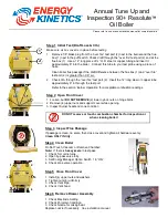 ENERGY KINETICS 90+RESOLUTE BOILER Tune Up And Inspection preview