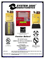 Preview for 1 page of ENERGY KINETICS EK1 Frontier Owners And Installation Manual