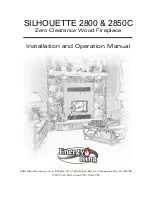 ENERGY KING Silhouette 2800 Installation And Operation Manual preview