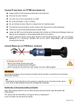 Предварительный просмотр 3 страницы Energy-Laser PERSONAL-LASER L200 Quick Manual