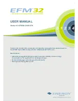 Energy micro EFM32-G8XX-STK User Manual предпросмотр