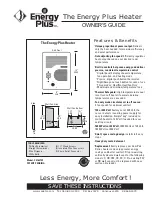 Preview for 1 page of Energy Plus CE163TW Owner'S Manual