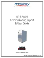 Preview for 1 page of Energy Saving Products Hi-Velocity HE-B Series Commissioning Report & User Manual