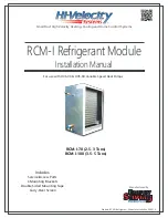 Preview for 1 page of Energy Saving Products Hi-Velocity RCM-I Series Installation Manual