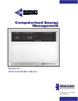 energy sentry 9312 Owners And Installation Manual preview