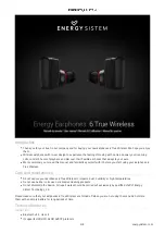 Preview for 3 page of ENERGY SISTEM Energy Earphones 6 True Wireless User Manual