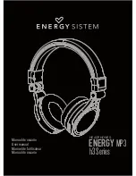 ENERGY SISTEM ENERGY MP3 h3 Series User Manual preview