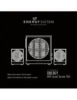 ENERGY SISTEM Energy MP3 Sound System 500 User Manual предпросмотр