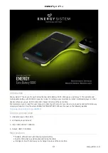 Preview for 3 page of ENERGY SISTEM Extra Battery 5000 User Manual