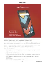 Preview for 3 page of ENERGY SISTEM Max 4G User Manual