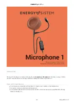 Предварительный просмотр 3 страницы ENERGY SISTEM Microphone 1 User Manual