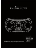 Preview for 1 page of ENERGY SISTEM Music Box Energy Z400 User Manual