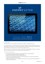 Preview for 3 page of ENERGY SISTEM Pro 3 User Manual