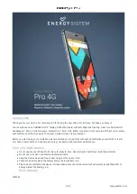 Preview for 3 page of ENERGY SISTEM Pro 4G User Manual