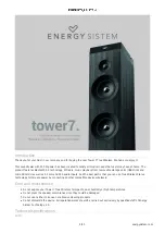 Preview for 3 page of ENERGY SISTEM tower7 User Manual