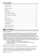 Preview for 2 page of Energy Star 2742219 Manual