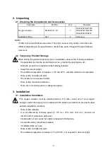 Предварительный просмотр 10 страницы ENERGY SUPPORT CORPORATION DTF-201 Operation Manual