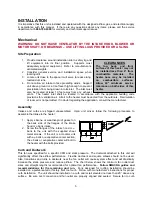 Предварительный просмотр 5 страницы Energy Tech Laboratories MR212 Installation, Operation And Maintenance Manual