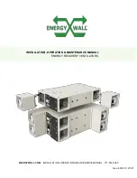 Energy Wall U-ERV 1200 Installation, Operation & Maintenance Manual preview