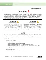 Preview for 4 page of Energy Wall U-ERV 1200 Installation, Operation & Maintenance Manual