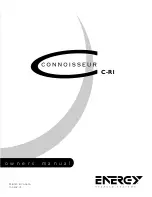 Energy Connoisseur C-R1 Owner'S Manual preview