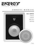 Предварительный просмотр 1 страницы Energy EAS-6C Owner'S Manual