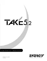 Предварительный просмотр 1 страницы Energy TAKE 5.2 Owner'S Manual