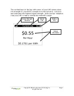 Предварительный просмотр 8 страницы Energyaware Comverge PowerPortal In Home Display User Manual