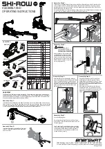 Предварительный просмотр 1 страницы EnergyFit SKI-ROW Assembly And Operating Instructions