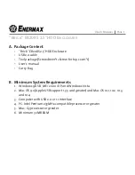 ENERMAX “Brick” EB208S User Manual preview