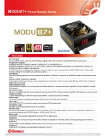 ENERMAX MODU87 PLUS Datasheet preview