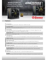 Preview for 1 page of ENERMAX Revolution X't Features & Specifications