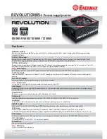 ENERMAX REVOLUTION85PLUS Brochure & Specs предпросмотр