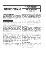 Preview for 20 page of Enerpac BHP-162 Instruction And Repair Parts Sheet