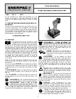 Preview for 11 page of Enerpac BP1 Series Instruction Sheet