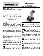 Preview for 21 page of Enerpac BP1 Series Instruction Sheet