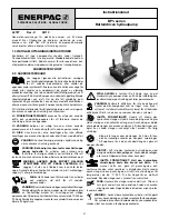 Preview for 91 page of Enerpac BP1 Series Instruction Sheet