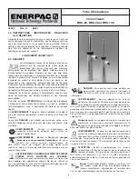 Предварительный просмотр 4 страницы Enerpac BRC-106 Instruction Sheet