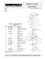 Preview for 1 page of Enerpac BVS4 Repair Parts Sheet