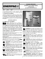 Предварительный просмотр 10 страницы Enerpac CL-RG-1006 Instruction Sheet