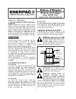 Предварительный просмотр 4 страницы Enerpac CLL Series Instruction Sheet