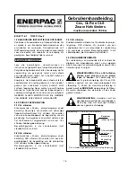 Preview for 16 page of Enerpac CLL Series Instruction Sheet