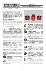 Предварительный просмотр 15 страницы Enerpac CT-604 Instruction Sheet