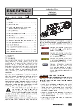 Enerpac EBE22 Instruction Sheet preview