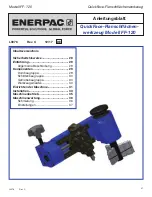 Предварительный просмотр 27 страницы Enerpac FF-120 Instruction Sheet