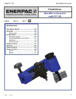 Предварительный просмотр 87 страницы Enerpac FF-120 Instruction Sheet